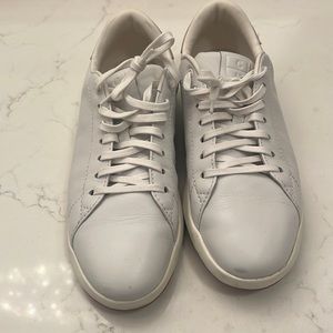 White leather grandpro sneakers worn once